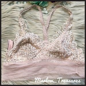 Victoria's Secret Racer-Back Soft Lace Bralette XS